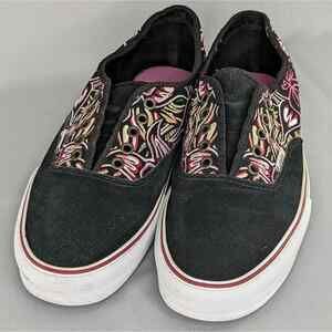 Vans Vault Jungle LX Hawaiian Hibiscus Embroidered Suede Sneakers Mens US 11